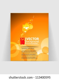 eps10 abstract vector brochure design