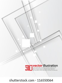 eps10 abstract vector design - futuristic monochrome background