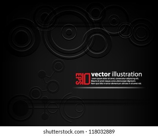 eps10 abstract vector design - futuristic crop circles concept