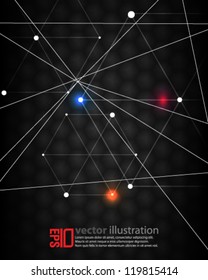 eps10 abstract vector design -  futuristic technology interface concept background
