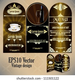 eps10 abstract vector design label brochure