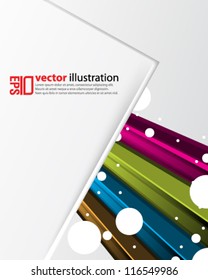 eps10 abstract vector design - multicolor futuristic background