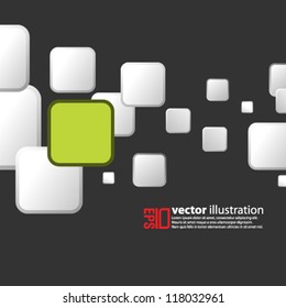 Abstract Black Yellow Squares Background Vector Stock Vector (Royalty ...
