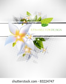 eps10 abstract vector elegant flower design 2