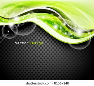 Eps10 Abstract Vector Green Wave Design
