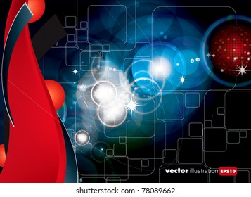 eps10 abstraktes Vektorwellendesign