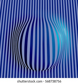 eps10. Abstract wavy colored stripes vector background.
