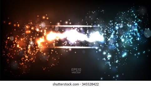 EPS10. Awesome lights for your amazing design