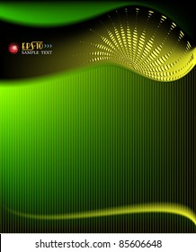 EPS10 background composition, Web template (halftone)