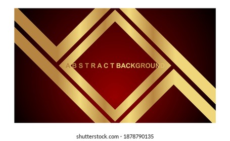 eps10 backgrounds. Shiny gold outline on dark red gradient