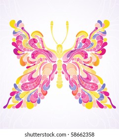 eps10 beautiful butterfly