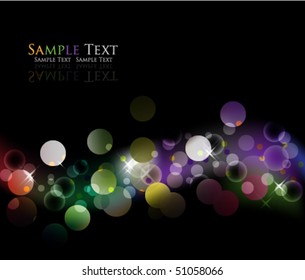 eps10 bright circles background