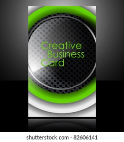 eps10, brochure business card banner metal glass abstract background style