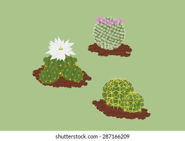 EPS10: Cactus Vectors set