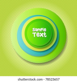 EPS10 Colorful Abstract Circle Cover - Vector Design