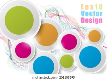 Eps10 Colorful Abstract Concept Design for your Business