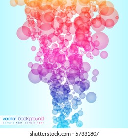 Diseño del vector abstracto colorido EPS10