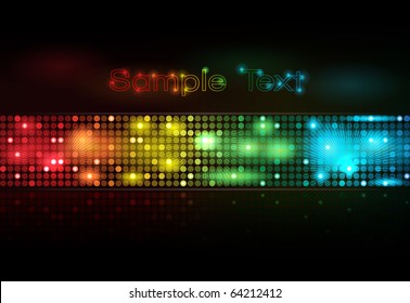 EPS10 Colorful Dots Abstract Vector Background