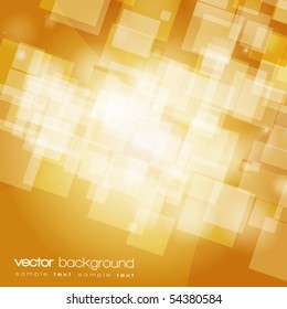 EPS10 colorful gold vector background with text