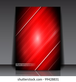 EPS10 Colorful Lines - Flyer Design
