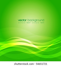 EPS10 Colorful lines - vector abstract background with text