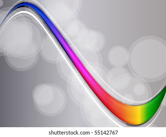 EPS10 Colorful lines - vector abstract background