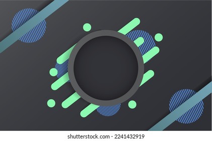 EPS10 Colorful Modern Vector Circle Background