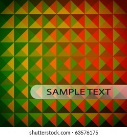 Fondo del vector abstracto de mosaico colorido EPS10