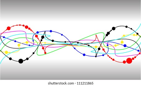 eps10, dna molecule, abstract background