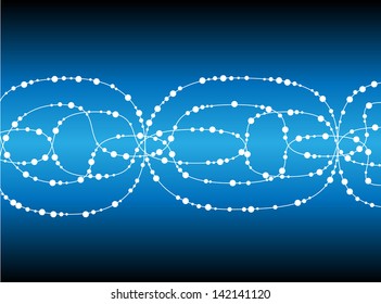 eps10, dna molecule, abstract background