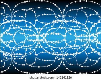 eps10, dna molecule, abstract background