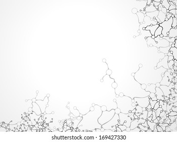 eps10, dna molecule, abstract background 