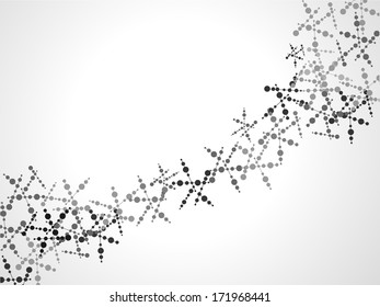 eps10, dna molecule, abstract background 