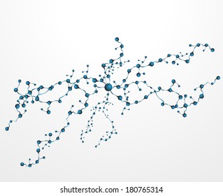 eps10, dna molecule, abstract background 