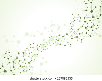 eps10, DNA molecule, abstract background 