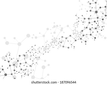 eps10, DNA molecule, abstract background 