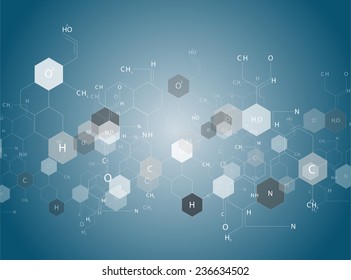 eps10, dna molecule, abstract background