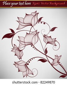 Eps10 Elegant Vector Floral Design