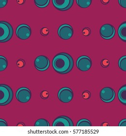 EPS10 file. Seamless floral geometric pattern. Vintage background.