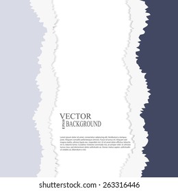 EPS10 file.  tear paper brochure background