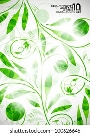 eps10, floral abstract background