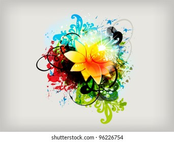 Eps10 floral background