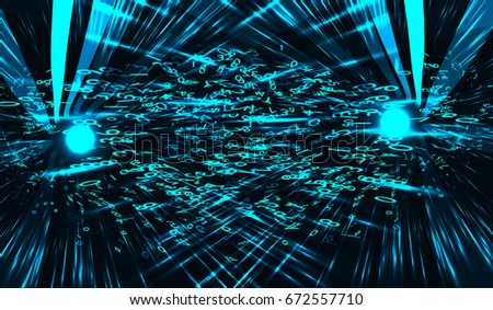 EPS10. Fractal Realms series. Creative arrangement of fractal elements, grids and symbols to act as complimentary graphic for subject of education, science and technology