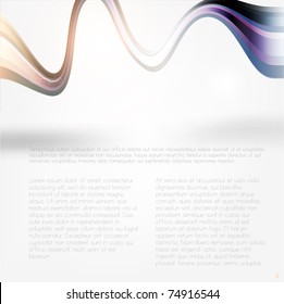 Eps10. Fresh bright design idea with shining techno element to attract attention to your message. Fully editable.