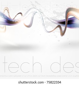 Eps10. Fresh bright design idea with shining element to attract attention to your message. Fully editable.
