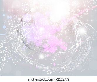 Eps10. Fresh design idea with shining element to attract attention to your message. Fully editable.