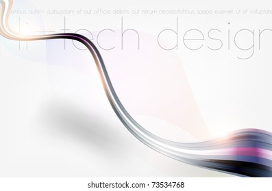 Eps10. Fresh design idea with shining element to attract attention to your message. Fully editable.