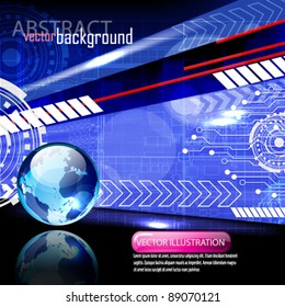 eps10 futuristic abstract vector design concept