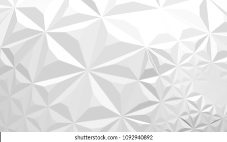 eps10. Futuristic background with lines and abstract low-poly, polygonal triangular mosaic background for web, presentations and prints. Grunge surface. Realistic 3D design template.