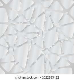EPS10. The geometric figure of the cube is made up of segments in the Voronoi style. illustration. 3d illustration